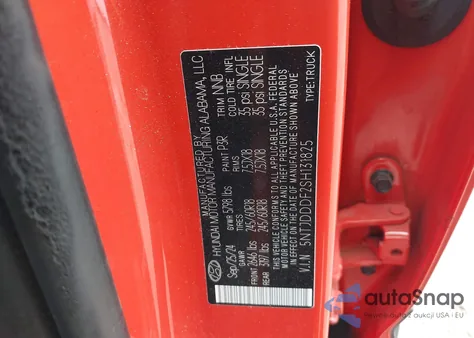 2025 Hyundai Santa Cruz Xrt z USA, uszkodzony, nr VIN 5NTJDDDF2SH131825